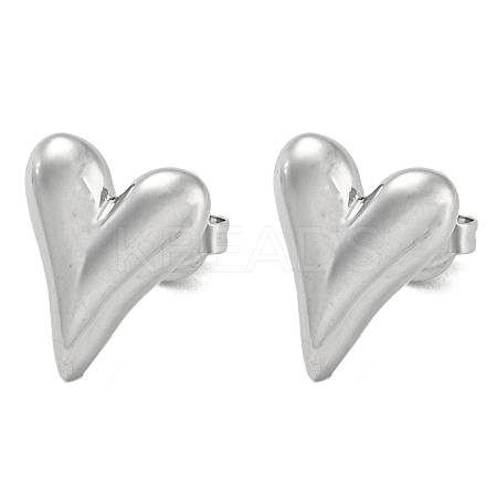 Non-Tarnish 304 Stainless Steel Stud Earrings EJEW-M233-18P-1