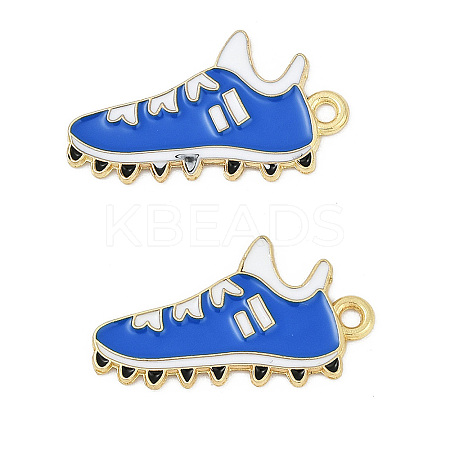 Alloy Enamel Pendants ENAM-V001-01G-G-1
