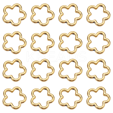 100Pcs Tibetan Style Alloy Bead Frames FIND-SC0011-52A-1