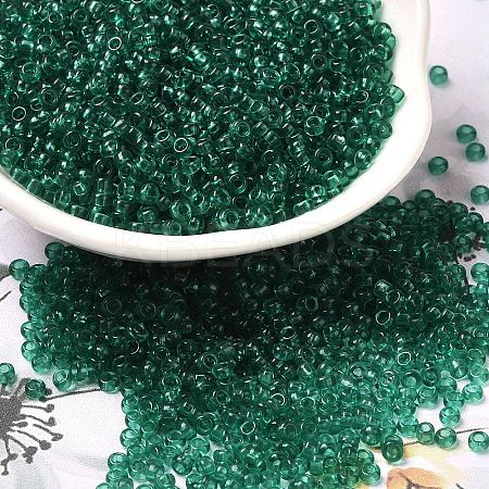 Transparent Colours Glass Round Seed Beads SEED-B001-06A-09-1