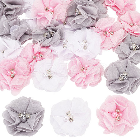 24Pcs 3 Colors Handmade Woven Costume Accessories WOVE-CP0001-01A-1