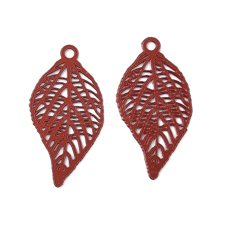 Spray Paint 430 Stainless Steel Pendants STAS-C153-14N-1