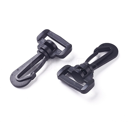 Plastic Swivel Lobster Claw Clasps KY-WH0020-23B-1