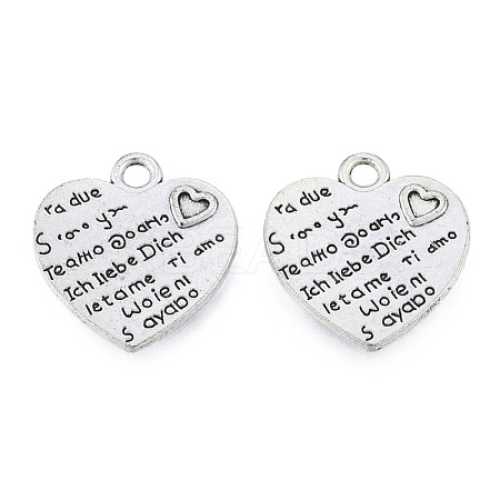 Tibetan Style Alloy Pendants TIBEP-N012-12-1