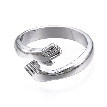 Rack Plating Alloy Cuff Rings RJEW-T011-36P-RS-1