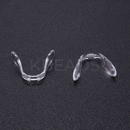 Plastic Eyeglass Nose Pads KY-WH0032-03-1