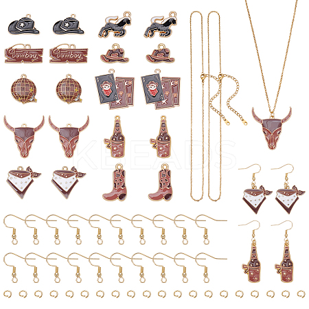 DIY Earrings/Necklaces Making Kits DIY-ME0001-85-1