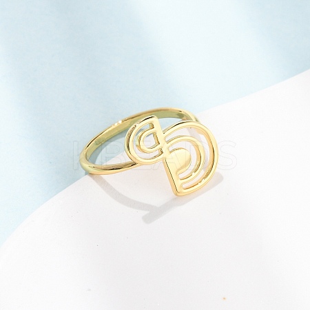 Brass Finger Rings for Women KK-CBA3D94-02G-1