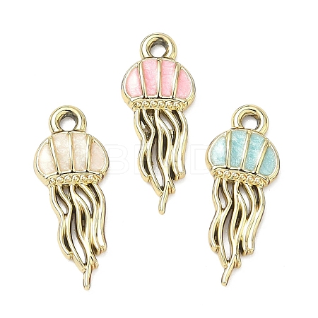 Alloy Enamel Pendants FIND-C087-05G-1