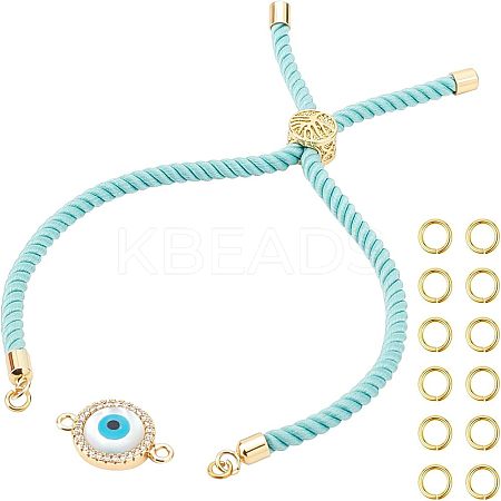 DIY Evil Eye Bracelet Making Kits DIY-NB0006-80-1