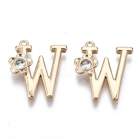 Brass Pendants KK-Q768-001G-W-1