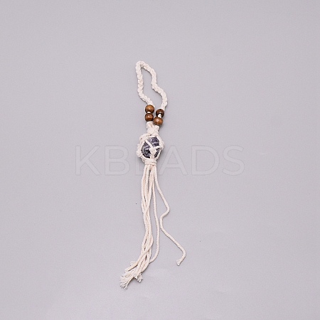 Irregular Gemstone Hanging Pendant Decoration LS-HJEW-TAC0001-10C-1