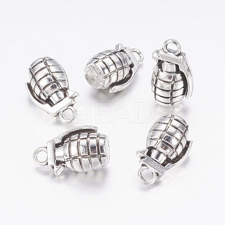 Tibetan Style Zinc Alloy Pendants TIBEP-R334-165AS-RS-1