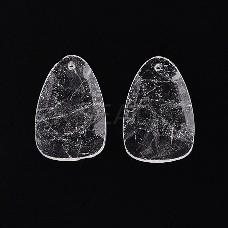 Natural Quartz Crystal Pendants G-Q601-38K-1