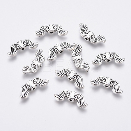 Tibetan Style Alloy Beads TIBEB-EA9130Y-FF-1