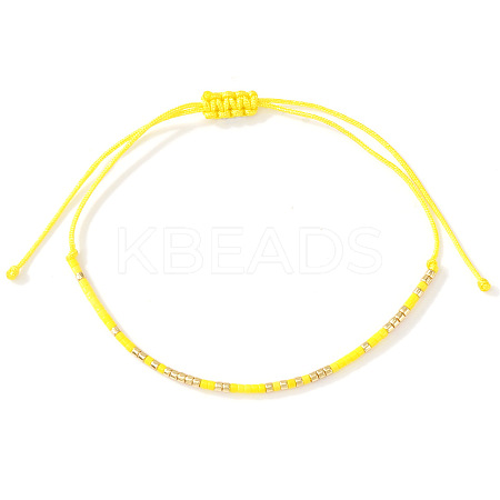 Bohemian Glass Seed Bead Braided Bead Bracelets ML0105-5-1