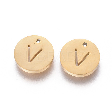 304 Stainless Steel Charms STAS-F227-11V-G-1