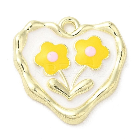Alloy Enamel Pendants PALLOY-P294-04G-03-1