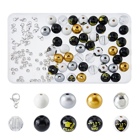 Senior Year Theme Jewelry Finding Kit DIY-DC0002-40-1