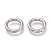 201 Stainless Steel Clip-on Earrings EJEW-O095-04A-1