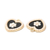 Alloy Enamel Pendants ENAM-C005-33G-01-3