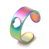 Ion Plating(IP) 201 Stainless Steel Ring LS-RJEW-E063-05M-1
