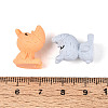 Resin Rhinoceros Display Decorations RESI-T026-19M-3