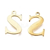PVD Vacuum Plating  304 Stainless Steel Charms STAS-H112-S-G-2