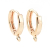 Brass Earring Findings X-KK-A168-26G-1