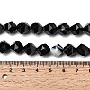 Natural Black Banded Agate/Striped AgateBeads Strands G-Z119-A03-03-6