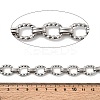 304 Stainless Steel Twist Oval Link Chains CHS-Z007-10P-2