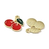 Fruit Alloy Enamel Charms PALLOY-S058-01LG-10-2