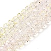 Transparent Painted Glass Beads Strands X1-DGLA-A034-T8mm-A25-2