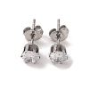 3 Pairs 3 Styles Christmas 304 Stainless Steel Hoop & Studs Earrings Set for Women EJEW-K279-11A-P-3