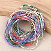 20Pcs 20 Colors Glass Seed Beaded Stretch Bracelet Sets BJEW-SW001593-4