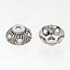 Apetalous Cone Tibetan Silver Bead Caps AA0544-2