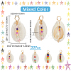 30Pcs Natural Shell Pendants FIND-SC0015-63-2