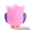 PVC Cartoon Owl Doll Pendants KY-C008-04E-2