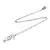 Non-Tarnish 201 Stainless Steel Pendant Necklaces NJEW-T009-JN074-1-45-2