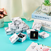 Square Marble Texture Cardboard Jewelry Ring Boxes CON-TAC0009-05A-7