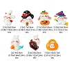 7Pcs 7 Styles Halloween Opaque Resin Decoden Cabochons CRES-FS0001-68-4