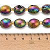 Electroplated Natural Druzy Geode Crystal Beads Strands G-F833-O01-01E-5