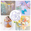 5Rolls Flat Rainbow Color Organza Ribbon OCOR-CY0003-29A-5