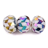 Electroplate Glass Beads EGLA-N026-01A-O03-1