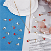 24Pcs 2 Colors Enamel Charms KK-BBC0025-01-3