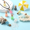 DIY Wishing Bottle Pendant Necklace Making Kit DIY-YW0005-80-6