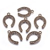 Tibetan Style Alloy Horseshoe Pendants LS-X-TIBEP-23708-AB-NR-2