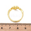Adjustable Brass Micro Pave Clear Cubic Zirconia Rings for Women RJEW-U043-05G-5