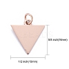 Ion Plating(IP) 304 Stainless Steel Pendants LS-STAS-I311-22RG-3