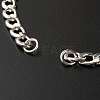 Tarnish Resistant Handmade 304 Stainless Steel Curb Chains Bracelets Making Accessories AJEW-JB01021-3